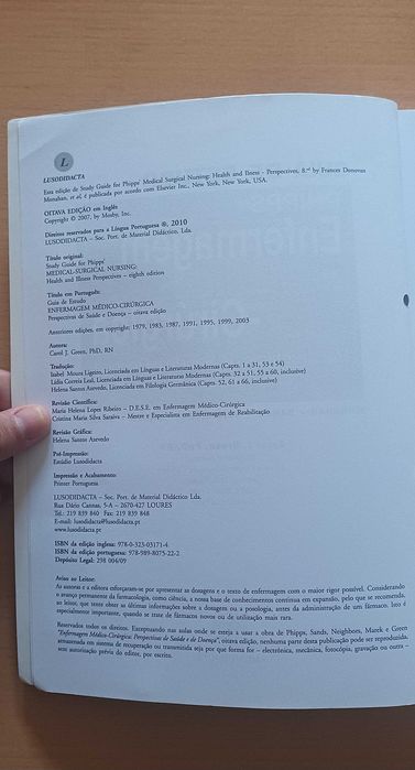 Guia de Estudo Enfermagem Médico-cirúrgica