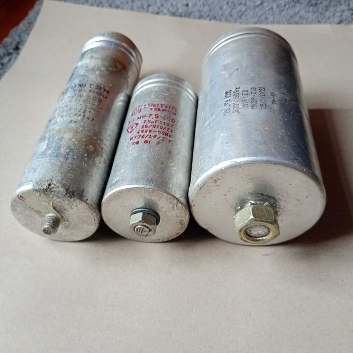Kondensator UNITRA 7,5/400, 8/500, Miflex 25/500