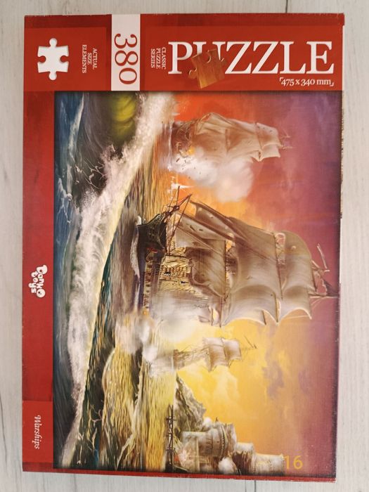 Пазлы на 380 деталей.