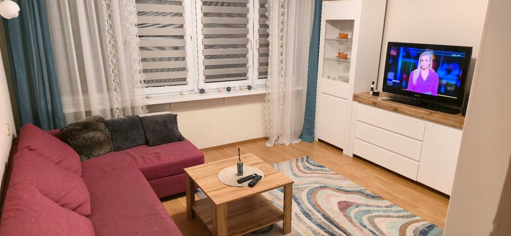 Wynajem 2-pokojowego mieszkania z TV i internetem w cenie, Świętochłowice, ul. Szpitalna