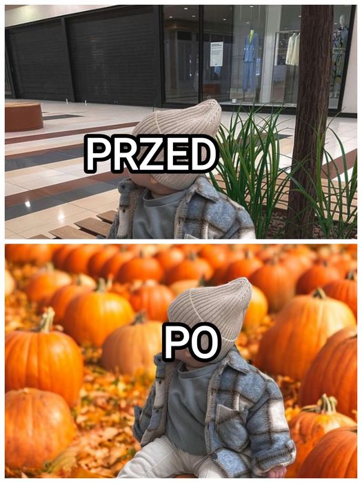 Wirtualne Zdjęcia Jesienne Dyniowe Pole