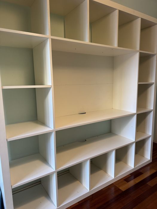 Estante expedit tv ikea branco