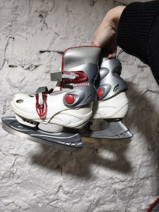 Коньки детские, регулируемый размер