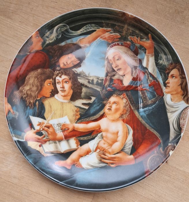 6 pratos Vista Alegre - Coleção Festa de Natal 1989