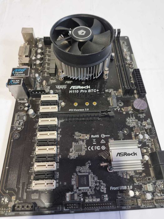 Комплект Socket 1151 ASRock H110 Pro BTC+ /Intel Core i3-7100