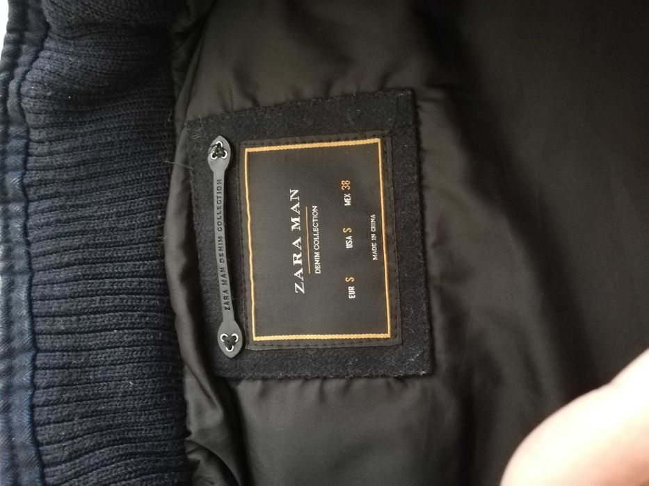 bezrękawnik męski ZARA s 36 jeans kamizelka męska ZARA MAN S 36