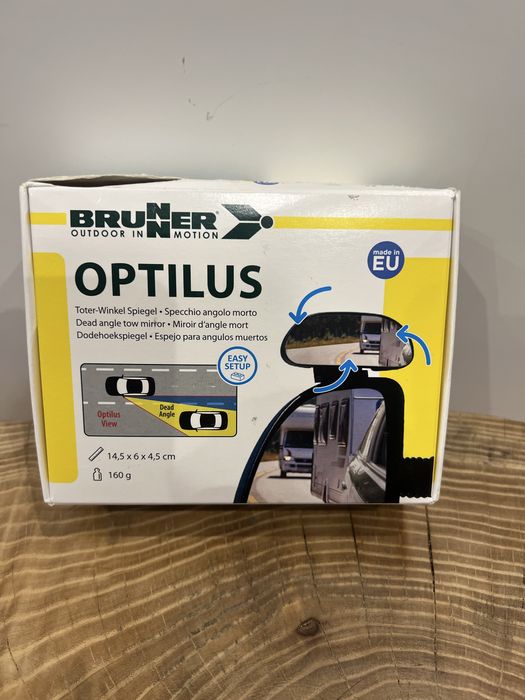 Lusterko, lusterka samochodowe dodatkowe martwego pola Optilus Brunner. 2 sztuki