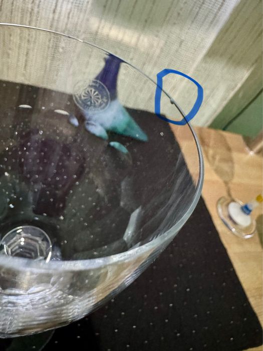 Бокали скляні різні