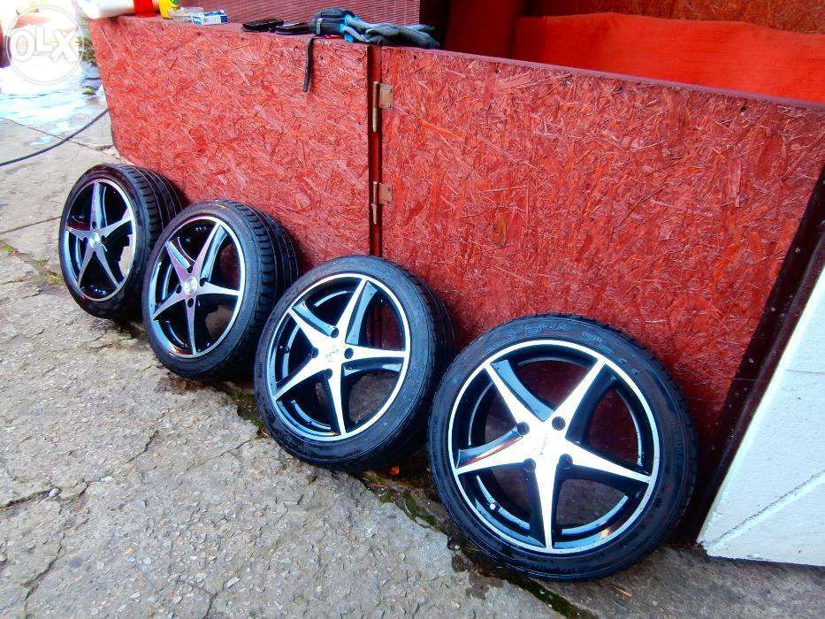 sprzedam komplet alufelg do audi 80 16 lato