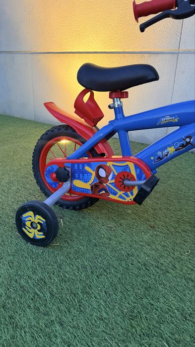 Bicicleta homem aranha 12in
