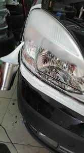 Polimento de faróis - método de polimerização