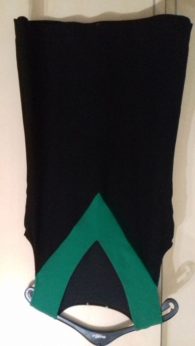 Vestido preto e verde S/M