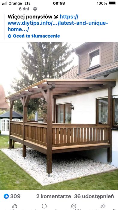 zadaszenia tarasów,naprawy dachów