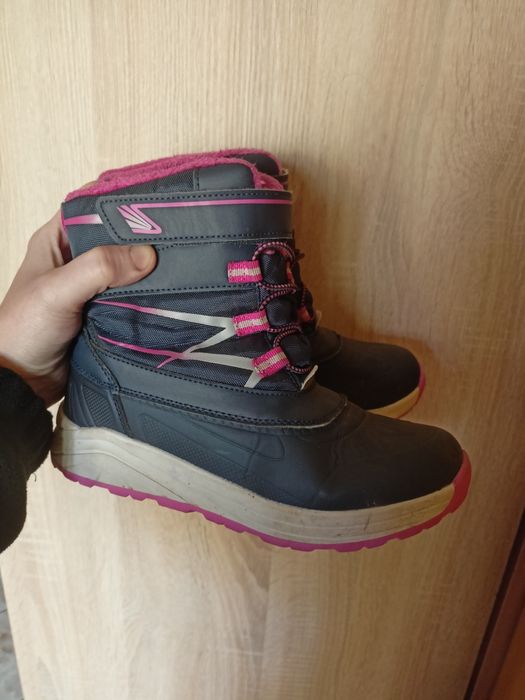 Śniegowce zimowe buty dziewczęce 34