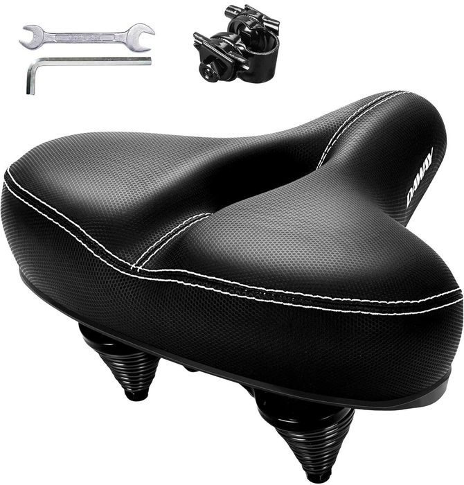 DAWAY C30 wygodne siodełko rowerowe ponadgabarytowe bardzo szerokie