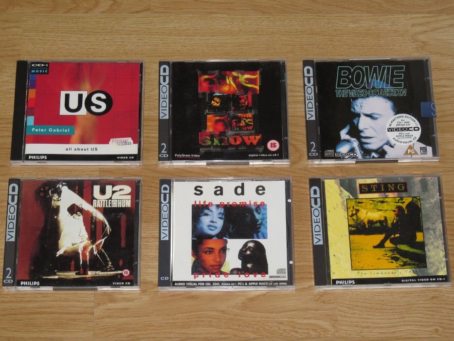 Philips CDi: VCD's de Filmes e Musica e Jogos