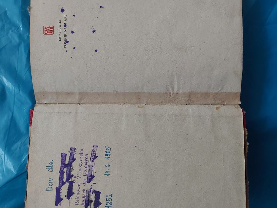 książka Pamiętnik na Miarę 1955r