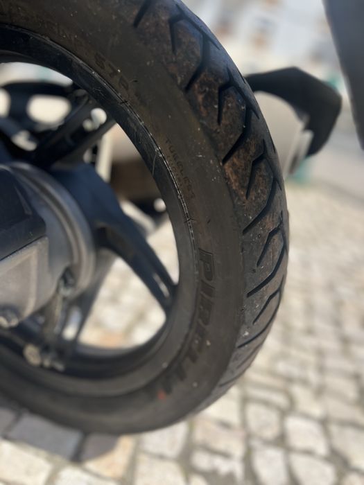 PCX HONDA CINZA E BRANCA