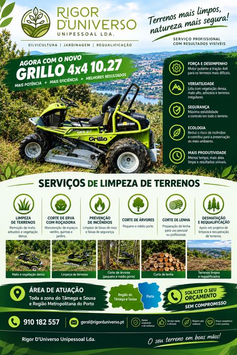 Limpeza de Terrenos e Desmatações - Orçamentos Grátis - Rigor d'Universo