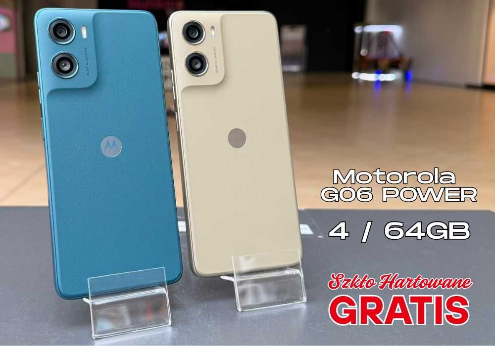 Motorola G06 Power | 4 / 64 GB | RÓŻNE KOLORY | POWYSTAWOWY | SZKŁO GRATIS | Więcej w OPISIE |