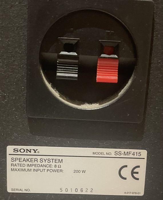 Vendo 2 colunas de som Sony