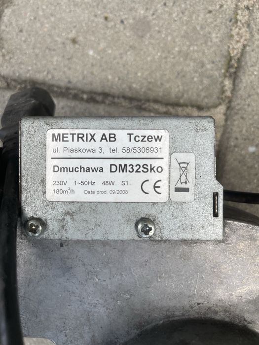 Dmuchawa pieca na ekogroszek dm32Sko