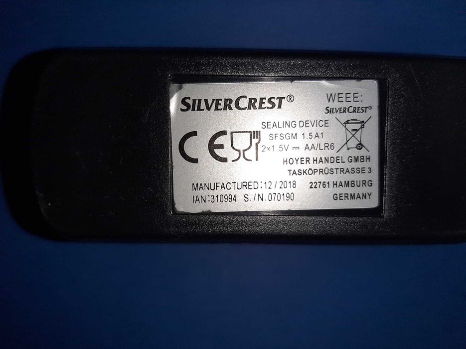 Mini seladora de sacos plástico