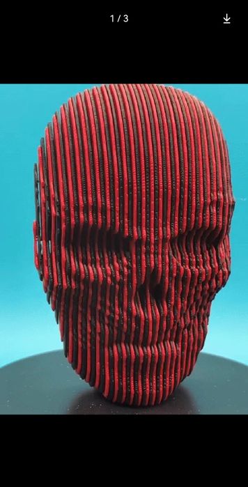 Maska twarz Vecna" Stranger Things! 3D