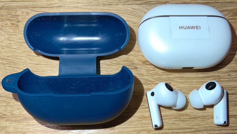 Білі HUAWEI Pro 4 БУ та Нові Преміум Навушники HUAWEI FreeBuds Pro 5 / Global / Пісочні / Запечатані