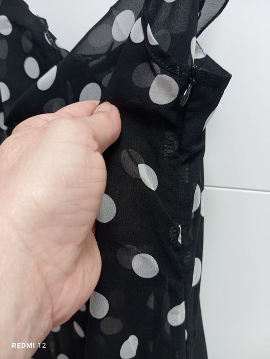 Sukienka maxi prześwitująca