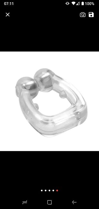 Silicone magnético anti ronco