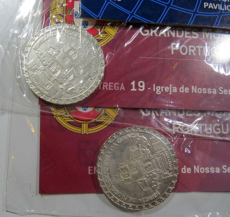 Conjunto Moedalhas 4 Medalhas Alvaro Velho 1997 ( 4 metais ) + Sevilha 92 + 2x Monumentos Port.