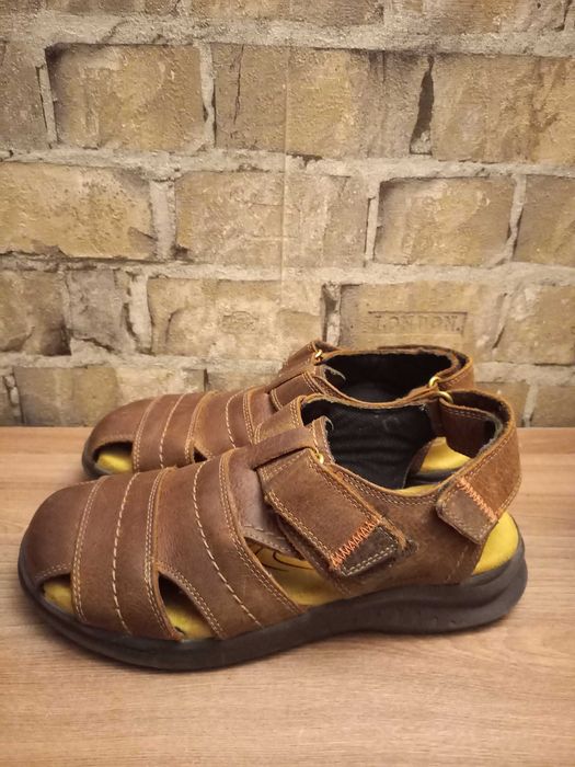 Оригинальные мужские кожаные сандалии босоножки Clarks размер 40.