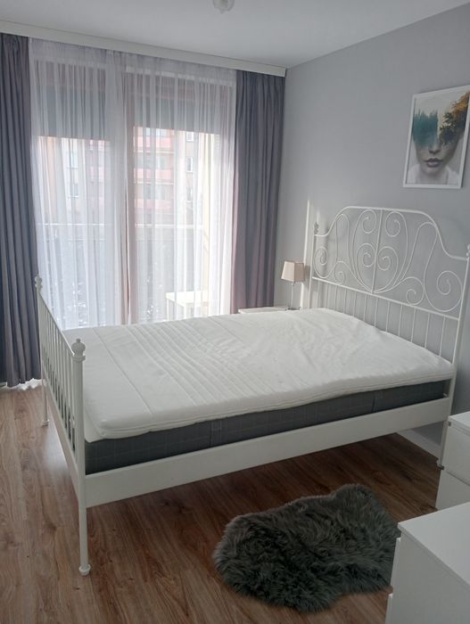 Łóżko Ikea Leirvik 140/200. Zlocien