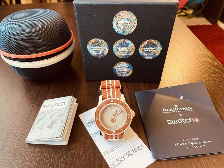 Najtaniej w sieci!  Blancpain x Swatch Scuba Fifty Fathoms Arctic Ocea