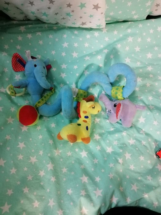 Игрушка-змейка, подвеска на коляску, кроватку