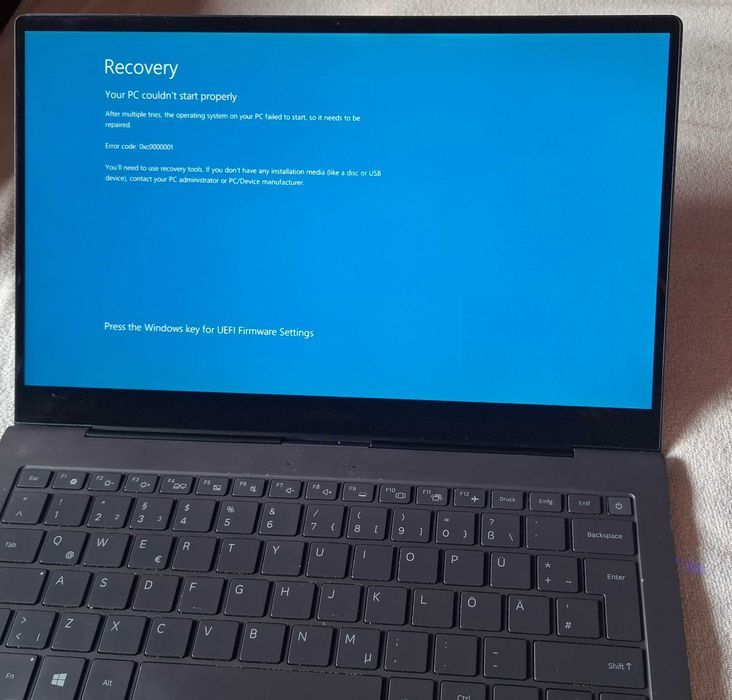 Samsung Galaxy Book S – Requires Disk Formatting or Replacement64730030351875124