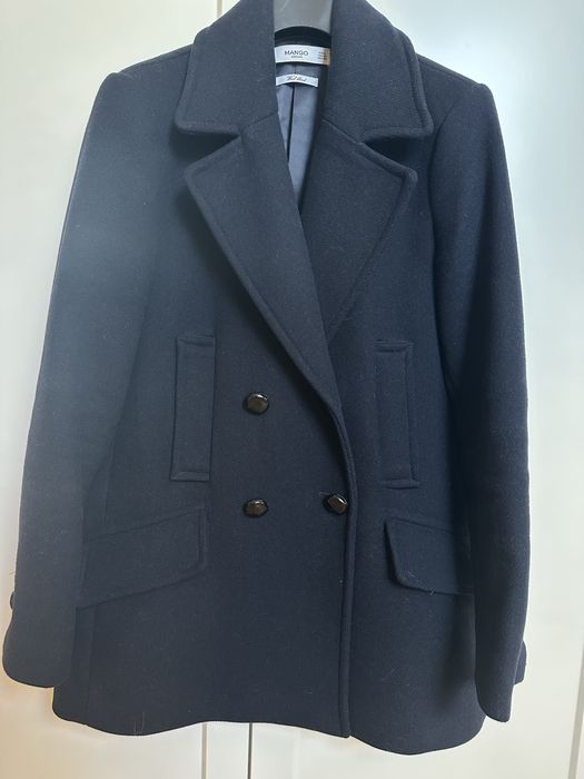 Kurtka Mango granatowa ciepla  s