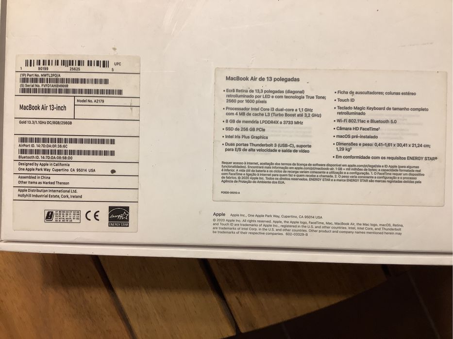 Macbook Air para peças ou reparações