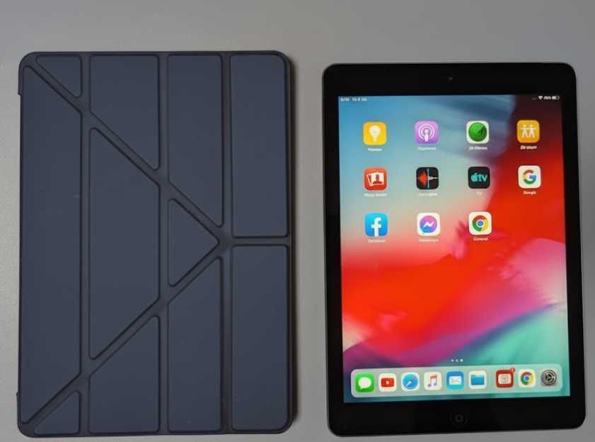 Планшет Apple iPad Air, модель A1475, памʼять 16 GB. Ідеал + чехол!