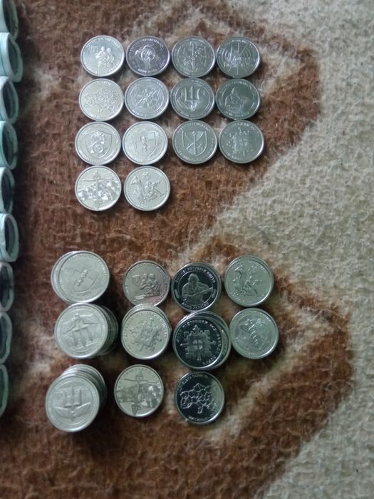 Монети 10 грн ходові