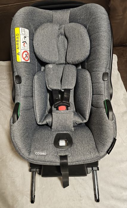 Fotelik samochodowy niemowlęcy Avionaut Cosmo 2.0 Smart szary z bazą