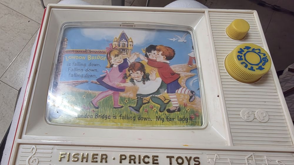 Caixa musica vintage fisher price