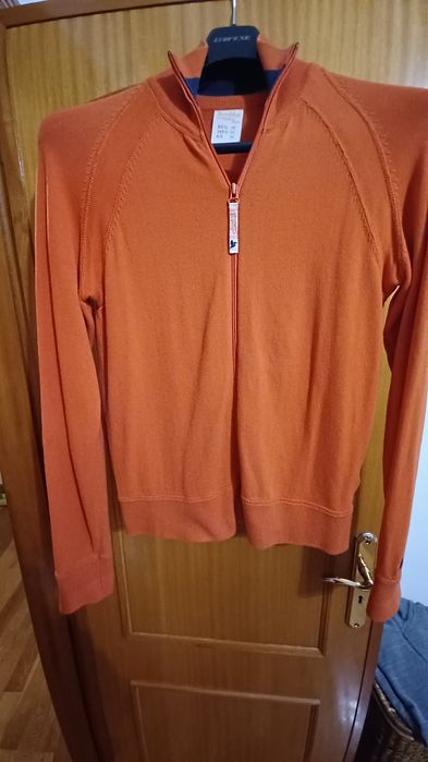 Casaco de malha laranja64739745989762120