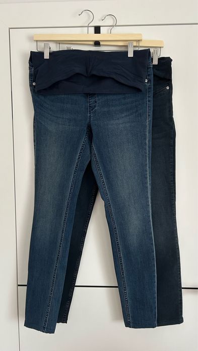 Spodnie ciążowe 3 szt h&m Mama rozm M