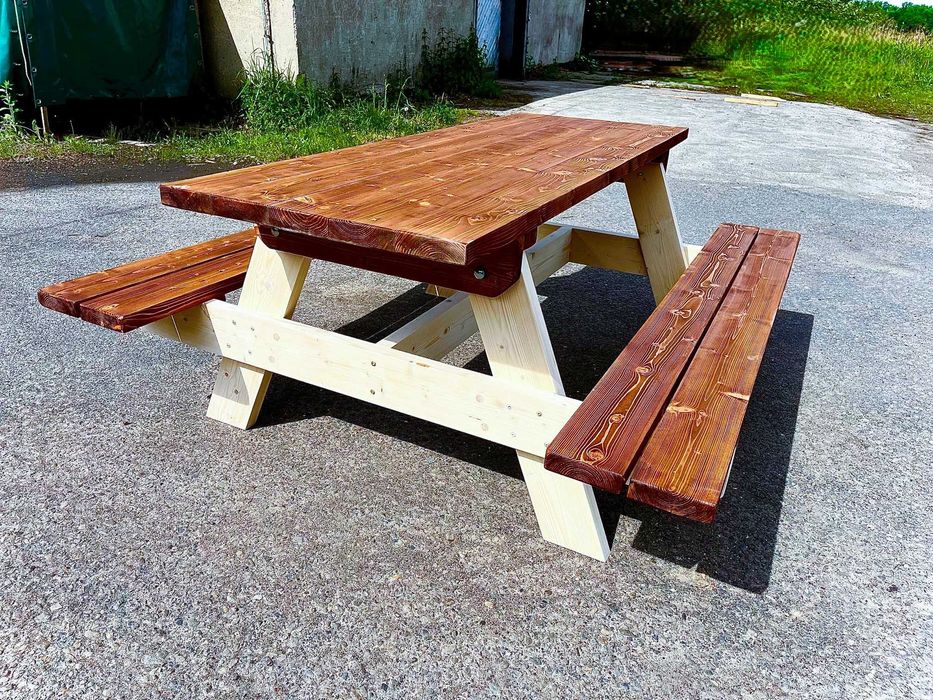 Ławostół, stół piknikowy, stół piwny, meble barowe, meble ogrodowe 2m