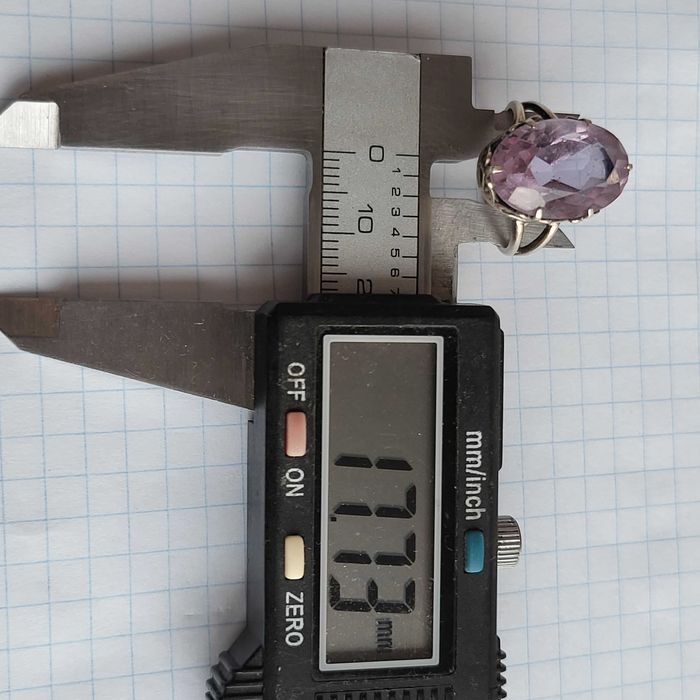 Кольцо серебро 875 звезда СССР(пн10)