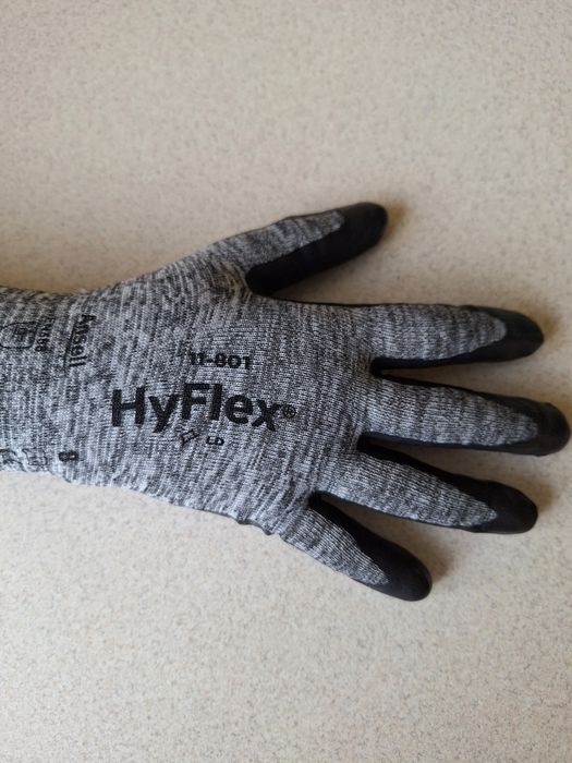 Rękawice robocze HyFlex 11-801, roz. 9, par 20 i 10 par , roz 8