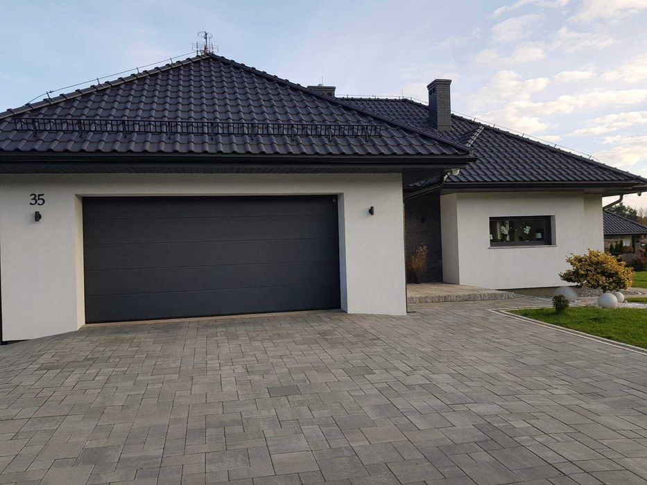 Brama garażowa segmentowa ocieplana antracyt 3000x2500