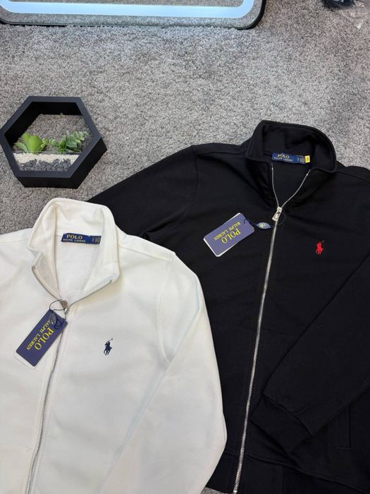 Олімпійка POLO Біла/Чорна